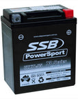 MOTORCYCLE AND POWERSPORTS BATTERY (YTX7L-BS) AGM 12V 6AH 175CCA BY SSB HIGH PERFORMANCE