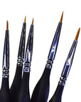 SCALE MODELLERS SUPPLY SYNTHETIC BRUSH SET 5PC
