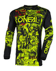 O'Neal Youth ELEMENT Attack Jersey - Black/Neon Yellow
