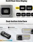 NITECORE TUP 1200 LUMEN RECHARGEABLE EDC FLASHLIGHT BLACK