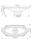CERWIN VEGA 4X10" COAXIAL SPEAKERS 320W PAIR HED 2 WAY