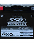 MOTORCYCLE AND POWERSPORTS BATTERY (YT12B-4) AGM 12V 1AH 260CCA BY SSB HIGH PERFORMANCE