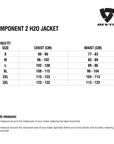 Size chart for REVIT Component 2 Jacket