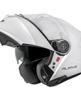 RJAYS TOURTECH V Helmet - Solid Pearl Wht | Flip-Front