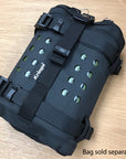 Aluminium Fuel Bottle 1L Matt Green - Kriega Bag sold separately