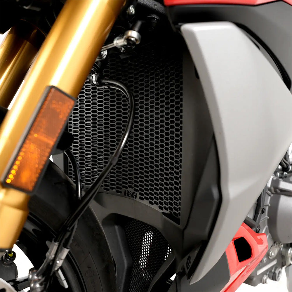 PRO Radiator Guard for Ducati Streetfighter V2(S) 25- Black R&amp;G