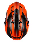 O'Neal Youth 1SRS STREAM V.23 Helmet - Black/Red (Neon Orange)