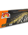 CHAIN 520 - 120 LINK MOTO MASTER GOLD O-RING V4 CHAIN FOR MANY DIRTBIKE MAKES