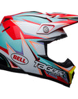 Bell MOTO-9S FLEX Tagger Edge White/Aqua