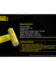 NITECORE 21700i RECHARGEABLE BATTERY 3.6V 5000MAH