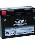 MOTORCYCLE AND POWERSPORTS BATTERY (YT9B-4) AGM 12V 8AH 200CCA BY SSB HIGH PERFORMANCE