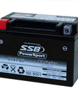 MOTORCYCLE AND POWERSPORTS BATTERY (YTX9-BS) AGM 12V 10AH 260CCA BY  SSB HIGH PERFORMANCE