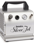 IWATA AIRBRUSH COMPRESSOR SILVER JET + FILTER