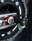 Red Offset Cotton Reel example R&G