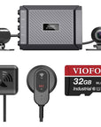 VIOFO 1080P MOTORCYCLE DASHCAM DUAL CHANNEL F/R WIFI + GPS
