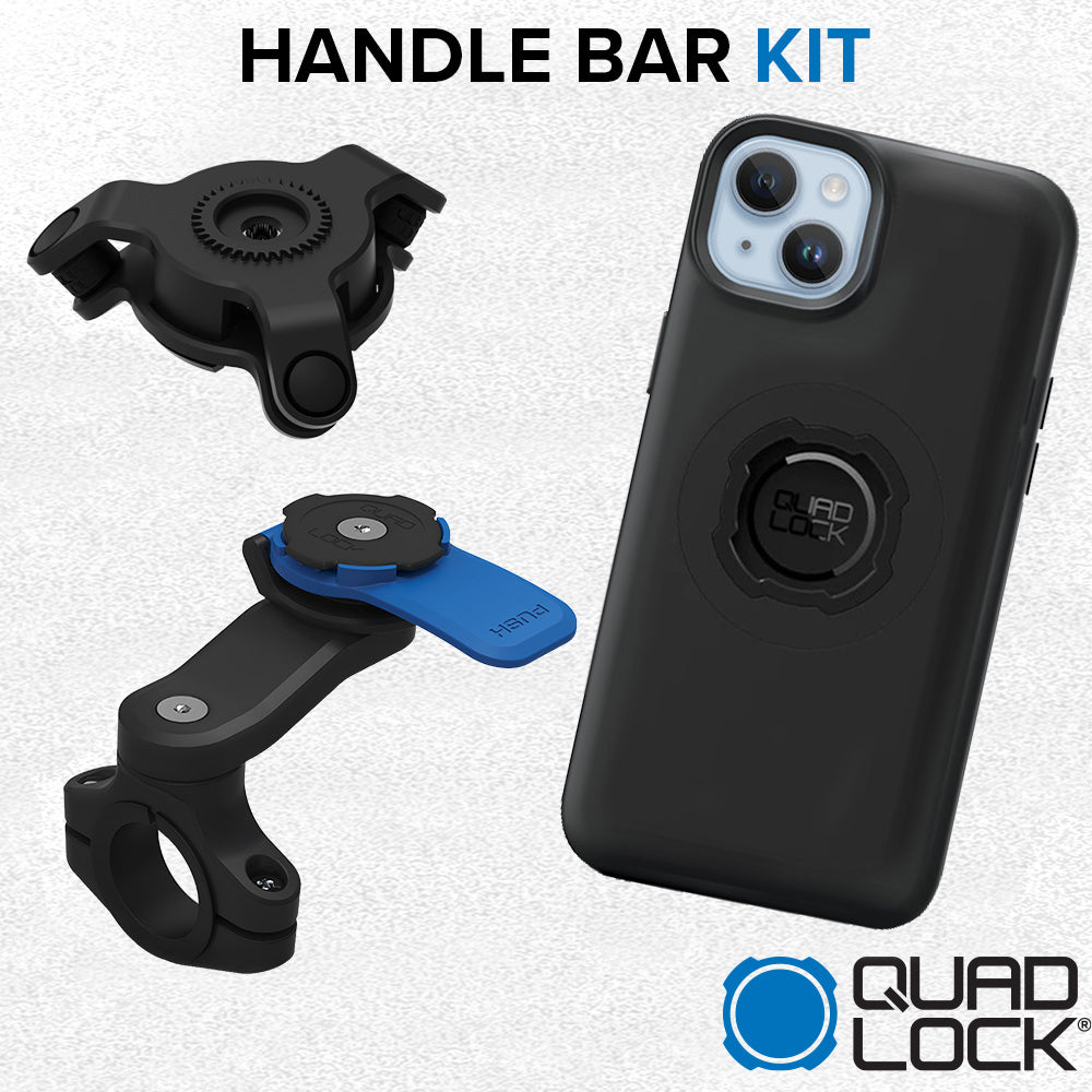 iPhone 15 Plus Handlebar Mount Kit Quad Lock