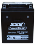 MOTORCYCLE AND POWERSPORTS BATTERY (YB12A-A) AGM 12V 12AH 250CCA BY SSB HIGH PERFORMANCE