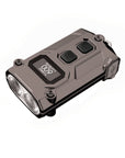 NITECORE 600 LUMEN USB-C RECHARGEABLE KEYCHAIN FLASHLIGHT GREY