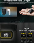 NITECORE 600 LUMEN USB-C RECHARGEABLE KEYCHAIN FLASHLIGHT GREY