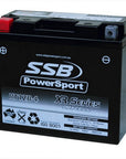 MOTORCYCLE AND POWERSPORTS BATTERY (YT12B-4) AGM 12V 1AH 260CCA BY SSB HIGH PERFORMANCE