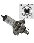 H4126055: H4 12V 60/55W Halogen Lamp / Halogen Lightbulb