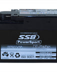 MOTORCYCLE BATTERY SSB HIGH PERFORMANCE AGM 12V