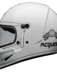 Bell ELIMINATOR Steve McQueen Gloss White