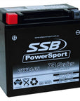 MOTORCYCLE AND POWERSPORTS BATTERY (YTX14-BS) AGM 12V 12AH 290CCA SSB HIGH PERFORMANCE