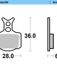 BRAKE PADS FRONT AND REAR MOTO MASTER RACING GP GAS GAS HUSQVARNA KTM