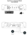 CERWIN VEGA AMPLIFIER CVP SERIES MONO 370W RMS @ 4OHM / 600W RMS @ 2OHM