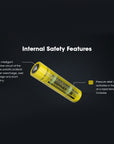 NITECORE 18650 RECHARGEABLE BATTERY 3.6V 5A 4000MAH