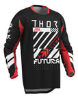THOR MX JERSEY LAUNCHMODE FUTURA BLACK/RED