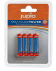 JUPIO RECHARGEABLE BATTERY AAA 1000MAH 4PK