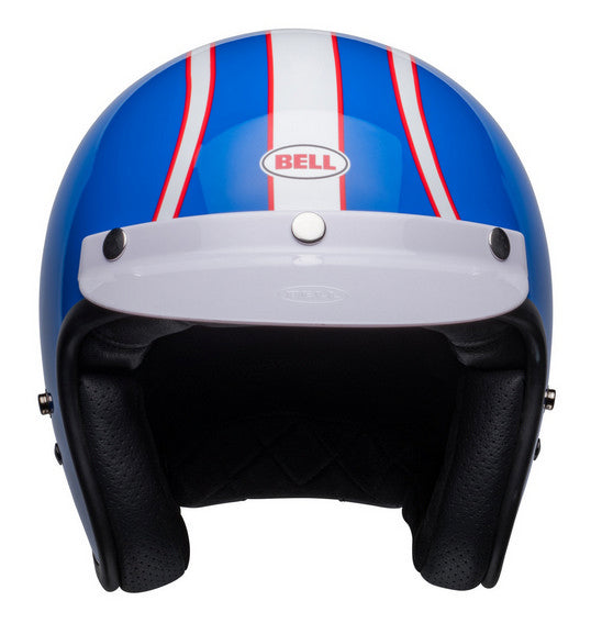 Bell CUSTOM 500 Six Day McQueen Blue/White