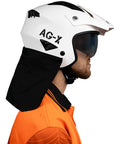 RXT AG-X Open Face Ag Helmet with neck curtain