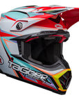 Bell MOTO-9S FLEX Tagger Edge White/Aqua