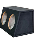 SUBWOOFER BOX FOR 2 x 10" SUB DOUBLE BLACK