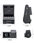 VIOFO DASHCAM A329 4K FRONT 2K REAR CHANNEL WIFI 6 GPS