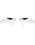 RADIATOR SHROUDS RTECH WHITE BLACK KTM EXC SX EXCF SXF XC XCF XCW XCFW