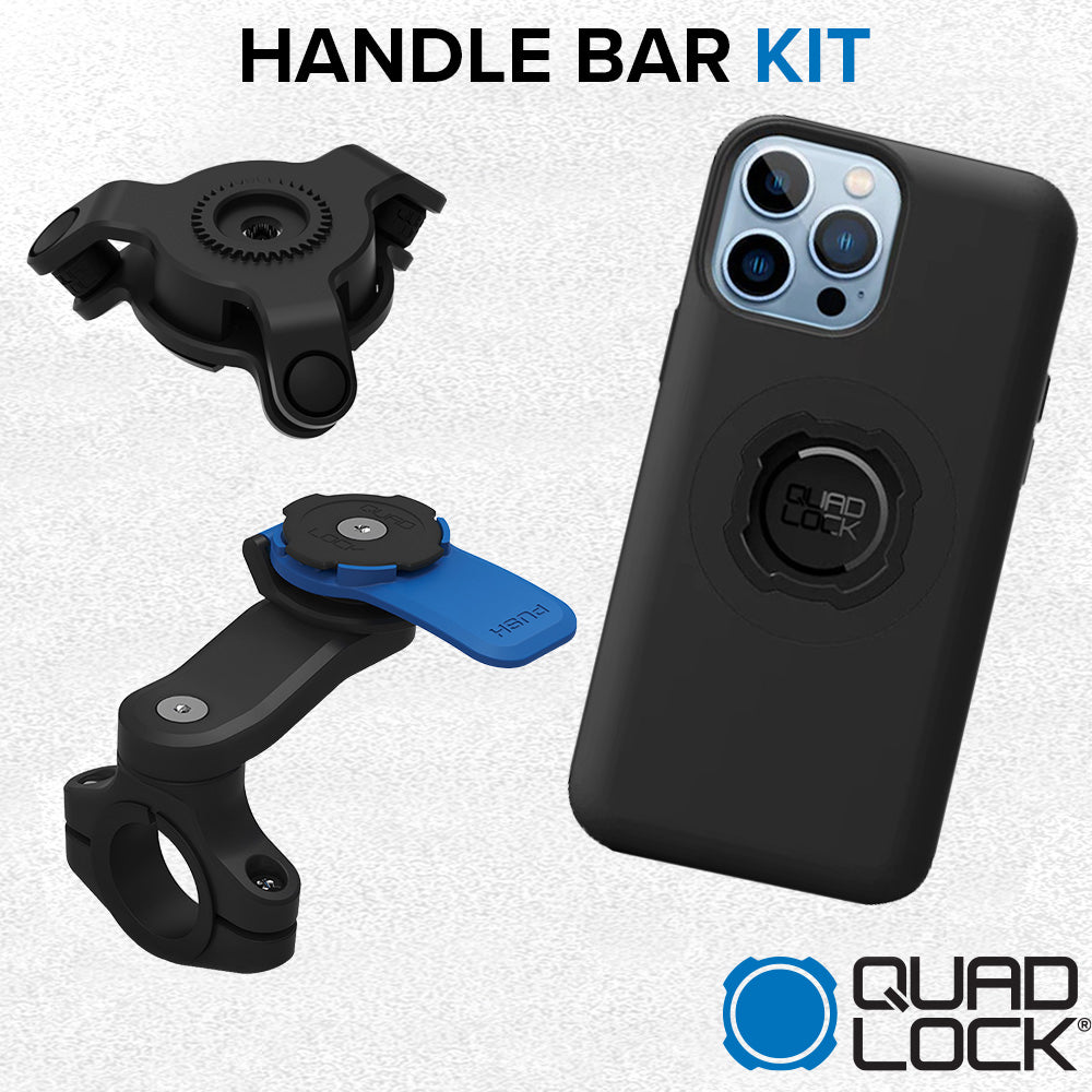 iPhone 15 Pro Max Handlebar Mount Kit Quad Lock