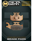 BRAKE PADS REAR METAL GEAR