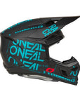 O'Neal 2025 3SRS STATIC Helmet - Black/Teal