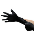 AMADEX PANTHER NITRILE GLOVES BLACK 100PC