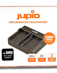 JUPIO SONY L SERIES DUAL BATTERY CHARGER USB