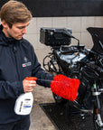 IPONE Cleaning Kit showing 1L Moto Wash and Microfiber Wash Mitt