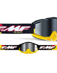 FMF PowerBomb Goggle Speedway Red/Blk/Yel-Mirror Lens