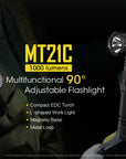 NITECORE MT21C 1000 LUMEN PERISCOPE TORCH