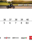 Lennox 3 Ladies Sizing