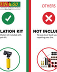 STOP & GO TYRE PLUGGER MOTORCYCLE ATV REPAIR KIT TUBE & TUBELESS