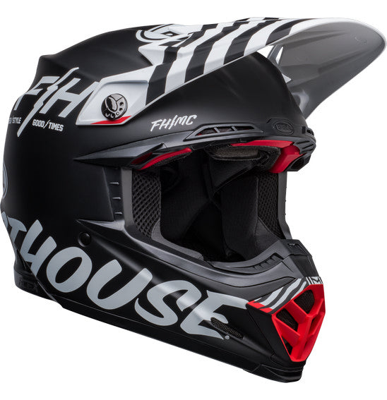 Bell MOTO-9S FLEX Fasthouse Flex Crew Matte Black/White